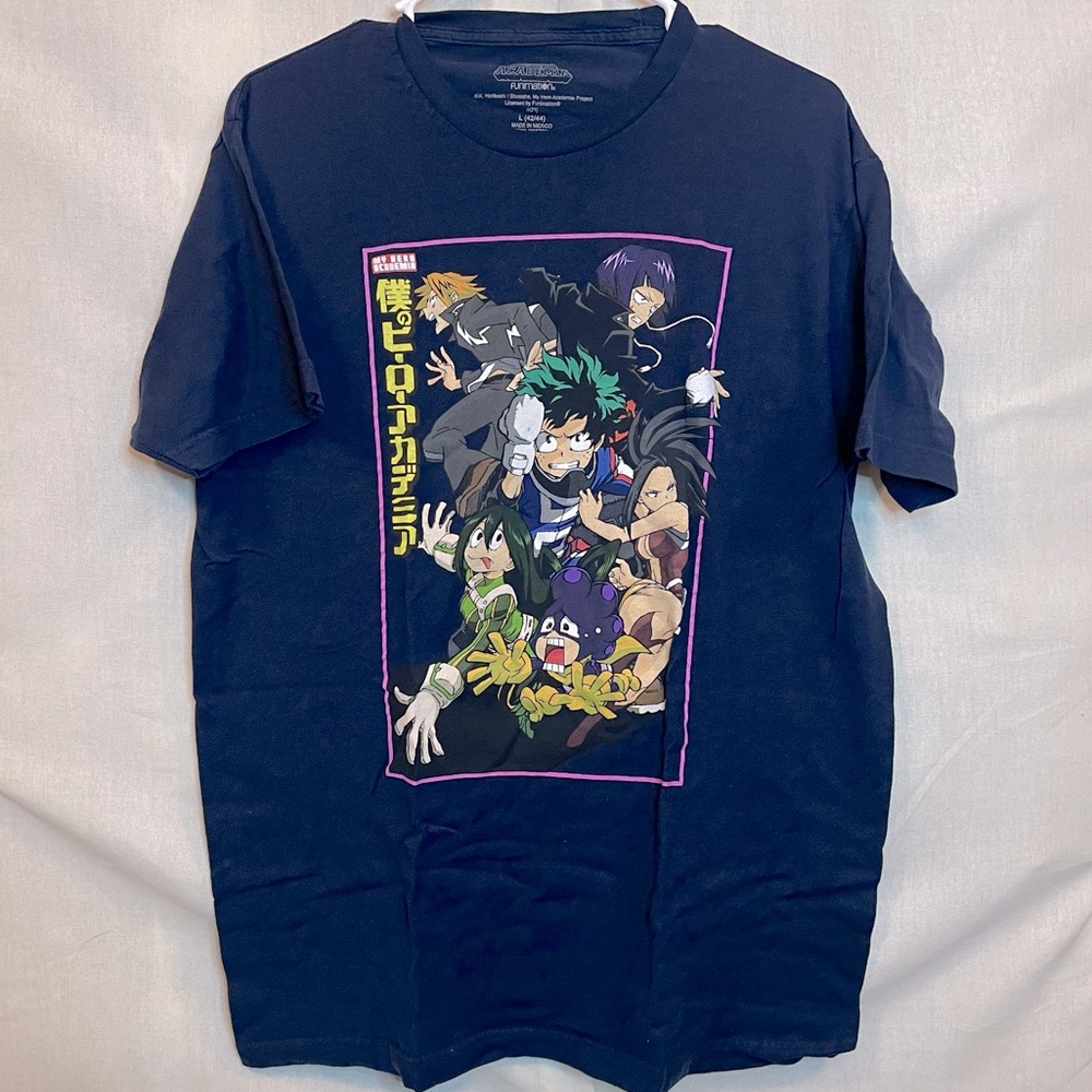 My Hero Academia Graphic Print T-Shirt Short Sleeve Top
